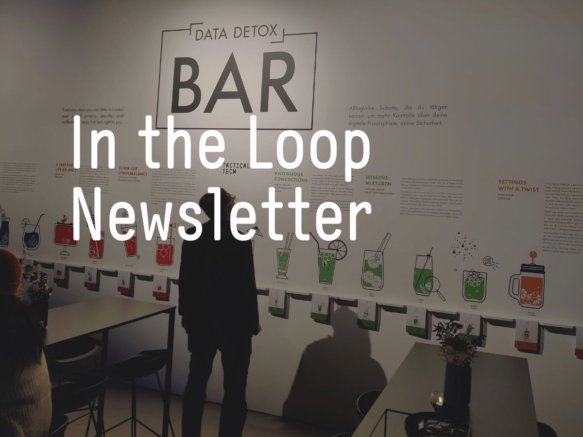 White background with the text In The Loop newsletter